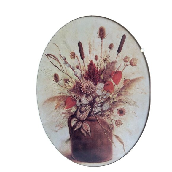 Pair Of Vintage Floral Still Life Prints In Gold Frames - Picture 4 of 5